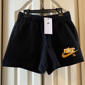 Women’s Nike Mid-Rise Black Shorts